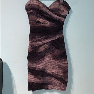 BCBG MAXAZIRA STRAPLESS DRESS